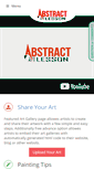 Mobile Screenshot of abstractartlesson.com